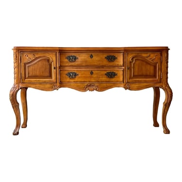 American Drew French Country Carved Sideboard Credenza 