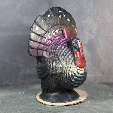 Vintage Turkey Candle by Gurley | 1950s Vintage Gurley Thanksgiving Turkey Candle | Vintage Thanksgiving | Bixley Shop 