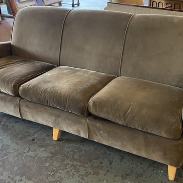 Green Haywood Wakefield Style MCM Couch