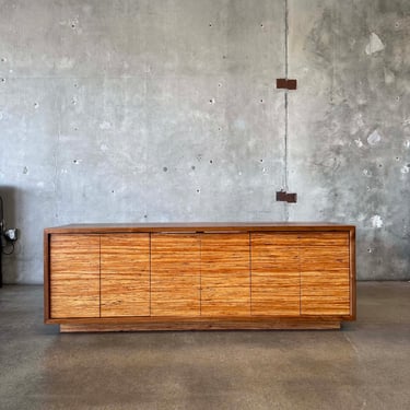 Modernist Solid Wood Custom Credenza