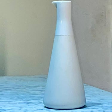 Vintage Attributed Alberto Meda for Arabia Finland Ceramic Carafe / Cruet | Minimalist Modern Design 