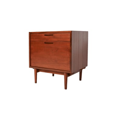 Ib Kofod Larsen Teak Nightstand Danish Modern 