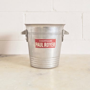 paul royer vintage french aluminum champagne bucket
