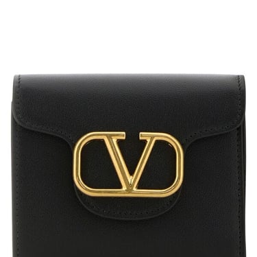 Valentino Garavani Women Black Leather Wallet