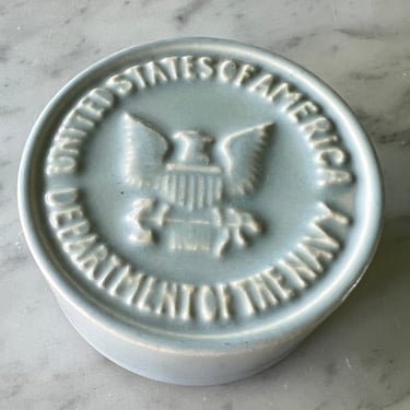 vintage USA navy paperweight 