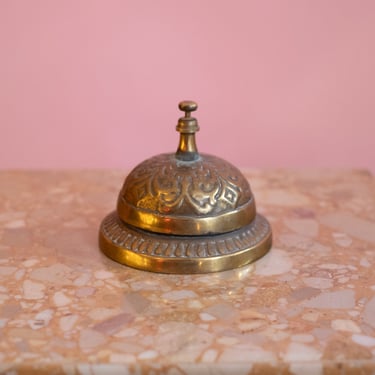 Antique Brass Desk Bell