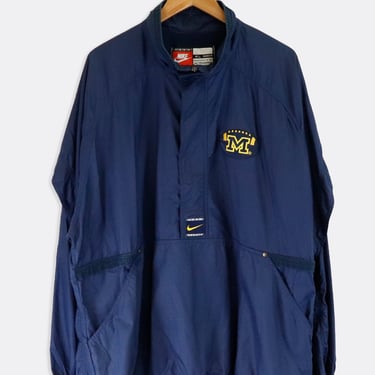 Vintage Nike Michigan Gophers Team Sports Half Zip Jacket Sz XL