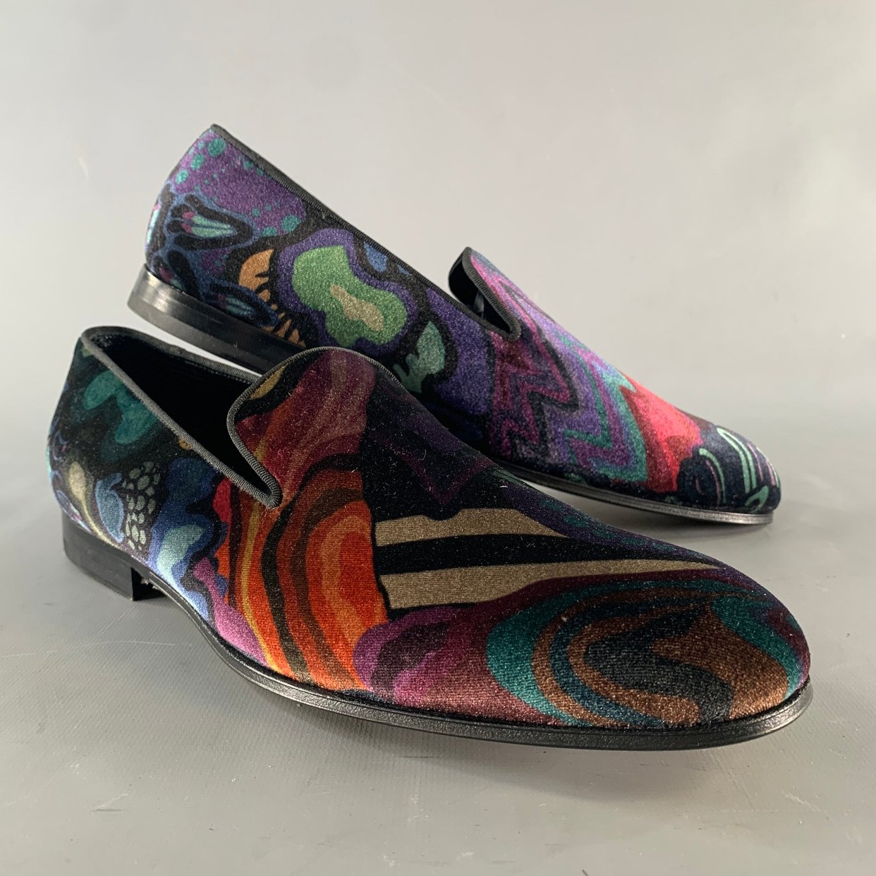 Paul smith velvet shoes Velvet heels Paul Smith Grey size 38.5 EU in Velvet - 47878944 main image 3