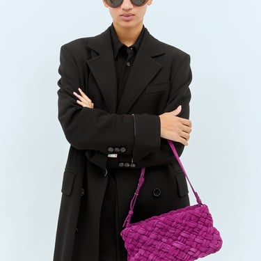 【関税込み】KALIMERO CHA-CHA LEATHER SHOULDER BAG BOTTEGA VENETA Kalimero Cha-Cha gathered intrecciato