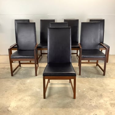 Mid-Century Dining Chairs- Set of 8 