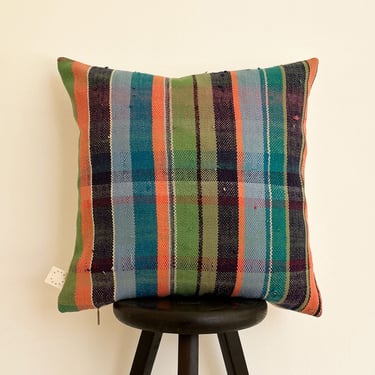 Upcycled Moroccan Textile Pillow