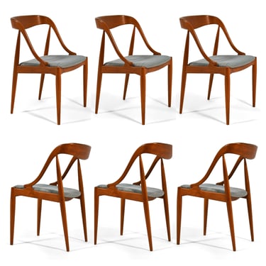 Set of Johannes Andersen Dining Chairs by Uldum Møbelfabrik