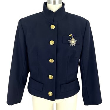 Yves Saint Laurent Wool Military Jacket