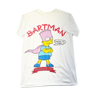 Vintage Bartman T-Shirt The Simpsons Disney
