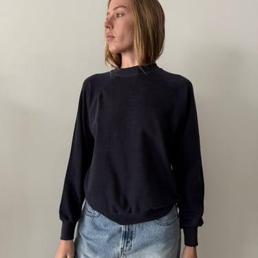 70s Midnight Blue Soft Crewneck