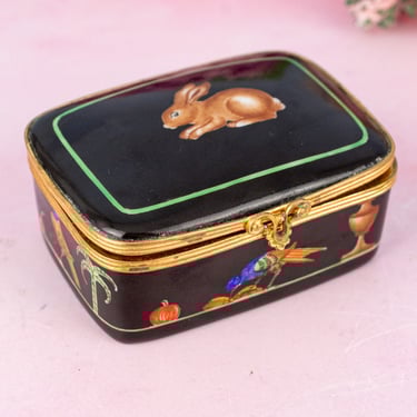 Vintage Le Tallec Limoges Rabbit Box for Tiffany &amp; Co.