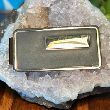 Vintage Black And Gold Money Clip Retro Fashion Jewelry Mens Accessories Gift 