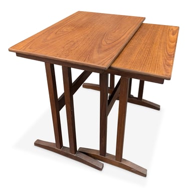 Teak Nesting Tables - 082415