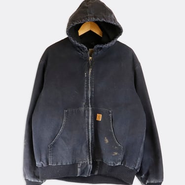 Vintage 2006 Carhartt Hooded Full Zip Jacket Sz L