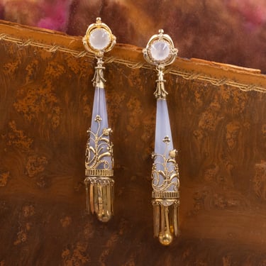 Georgian Chalcedony Earrings