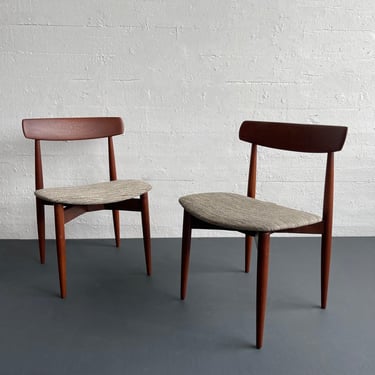 Pair Of Teak Side Dining Chairs By H.W. Klein For Bramin Mobler