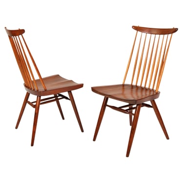 Pair of George Nakashima New Chairs 