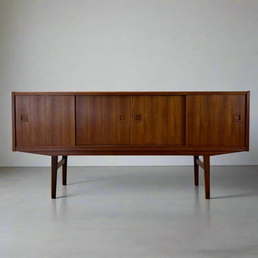 Danish Teak Sideboard with Bar Section - #A1637