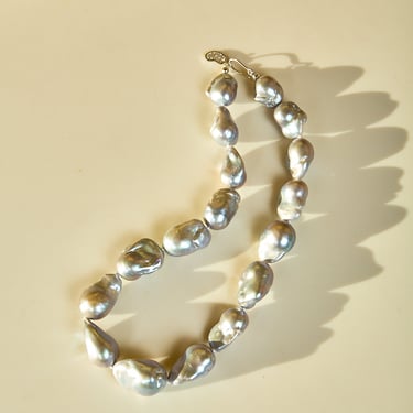 Host Necklace with Baroque Pearls