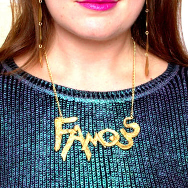 Rachel Pfeffer Designs Famous Brass Necklace 