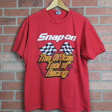Vintage 90s Snap-On Official Tool of Racing ORIGINAL Graphic Tee - Large 