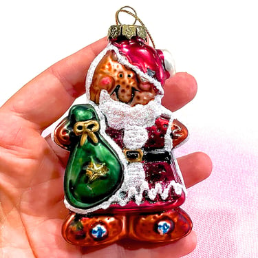 VINTAGE: Glass Christmas Tree Gingerbread Ornament - Thomas Pacconi Collection - Replacement - Mercury Ornament - SKU 30-404-00040244 