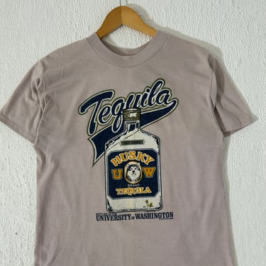 Husky UW Tequila Tshirt 1982 Sz L