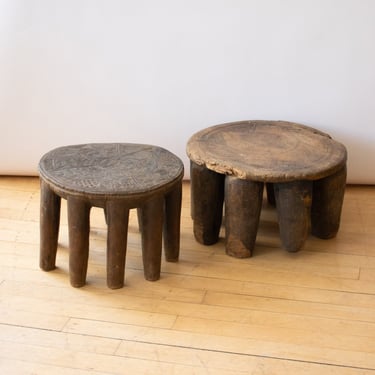 Carved Nupe Wedding Stools