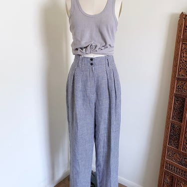 Vintage 80's High Waisted Trousers, 27' Waist 