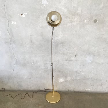 Vintage 1970s Gold / Silver Arch Lamp