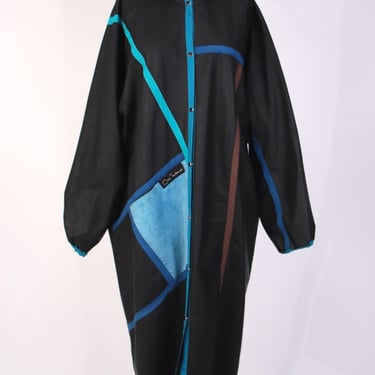 1990s Art-To-Wear Rain Coat