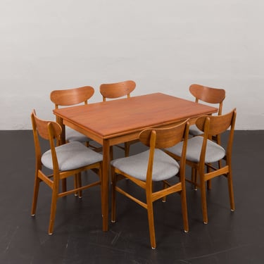 Classic Teak Extendable Dining Table by AR Mobler, Denmark, 1960s 