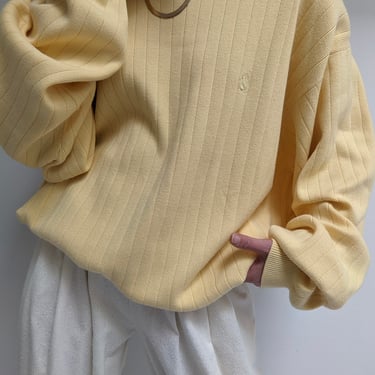 90s Nautica Butter Yellow Sweater