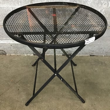 Fold up Iron Patio Cafe Table (Seattle)