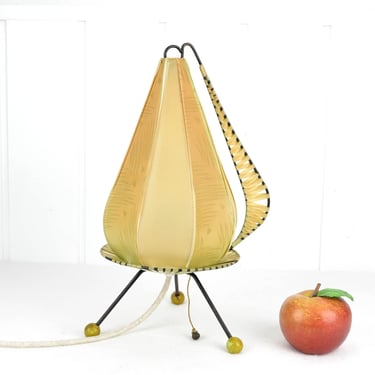 E. W. Viehweger table lamp 50s DDR bag lamp lamp light design mid century table lamp rockabilly tripod vintage retro 