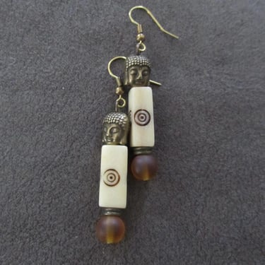 Unique Buddha earrings 