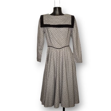 1980s Vintage GUNNE SAX Dress, Jessica McClintock Floral Frock, Little House on the Prairie, Amish Modest Farm Girl Grannycore Clothing 