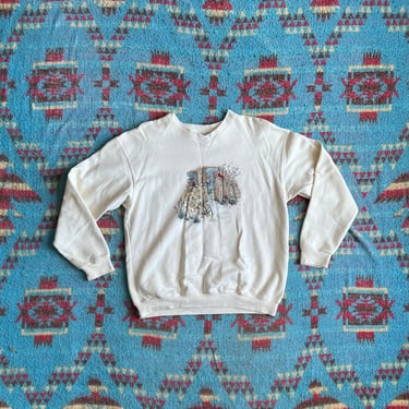 Vintage 1990s Northern Reflections V-Neck Sweatshirt 