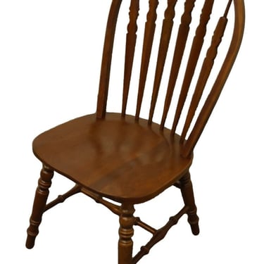 Richardson Brothers Solid Cherry Windsor Bow Back Dining Side Chair 