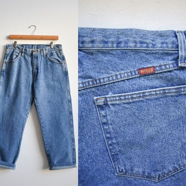 Vintage Blue Rustler Jeans 31x28 