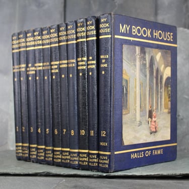 My Book House Children's Book by Olive Beaupre Miller | Set of 11 | 1937 Antique Children's Anthology | Bixley Shop 