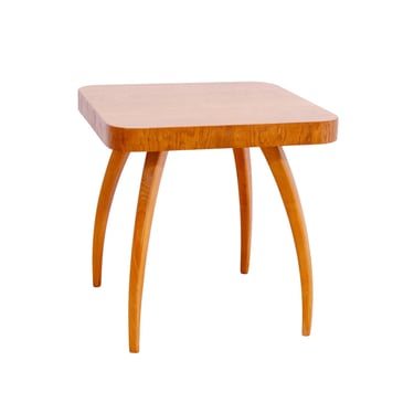 Midcentury Fully renovated walnut Spider table H 259 by Jindřich Halabala, 1950s 