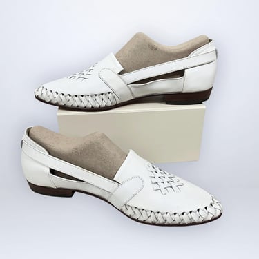 Giorgio Brutini Men\'s Leather White Slip-On Penny Loafers‎ Size 9M giorgio brutini loafers - TikTok Shop main image 4