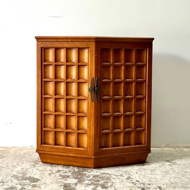 Vintage 1960s Mid Century Modern Mini Cabinet by Heritage Furniture 