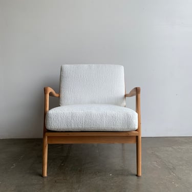 Mid Century Style Birch Wood Chair 